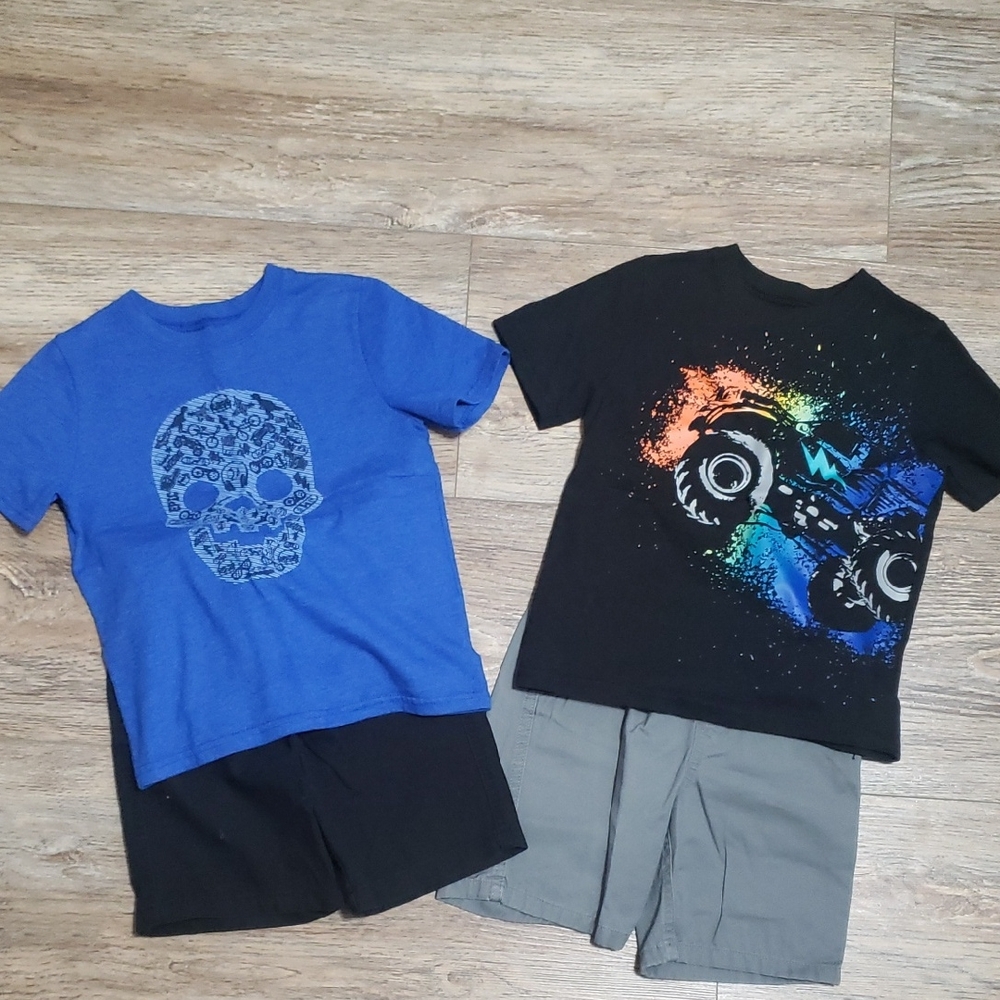 Garanimals Blue Skull Short Sleeve Tee